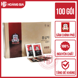 Trà hồng sâm Cao Cấp Cheong Kwan Jang KGC Hộp 100 gói - Đẹp da, chống lão hóa, giảm stress